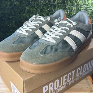 Project Cloud Shoes Sz 12 - 100% Genuine Leather Memory Foam Insole Mens Shoes
